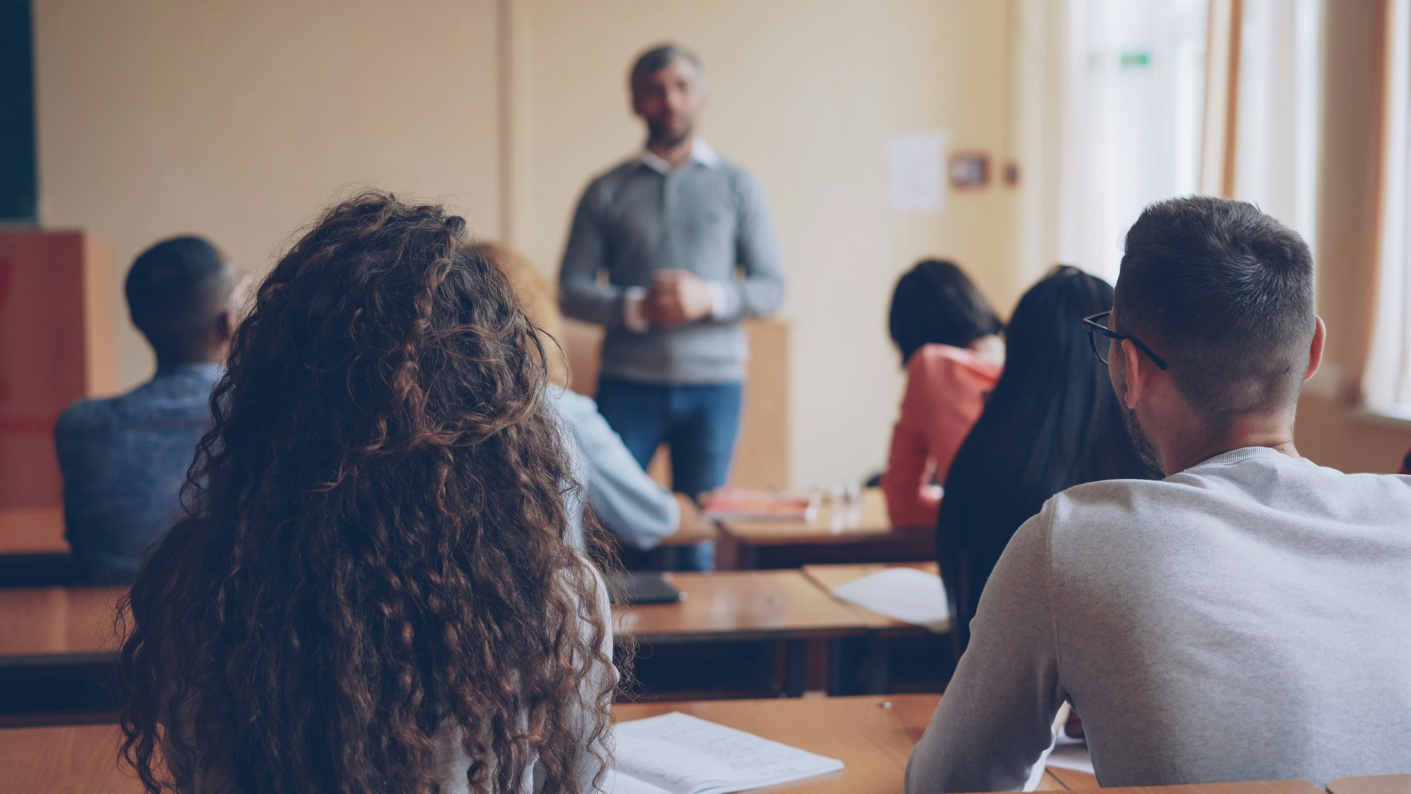 Students in classroom